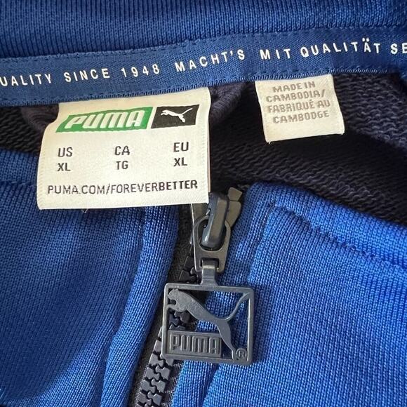 PUMA MENS FULL ZIP JACKET SIZE XL WORN ONCE - Picture 5 of 5